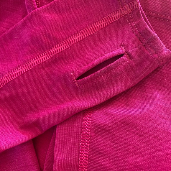 UnderArmour Fuchsia 1/4 Zip Long Sleeve Pullover - Picture 5 of 6